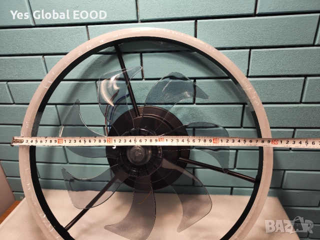 LES FLEURS таванен вентилатор с осветление и дистанционно 50 см, снимка 7 - Лампи за таван - 51935682