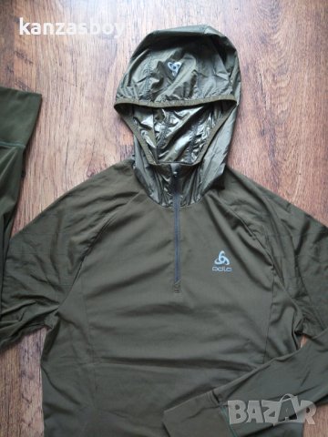 Odlo 1/2 ZIP - страхотна мъжка блуза КАТО НОВА, снимка 7 - Спортни дрехи, екипи - 40779209