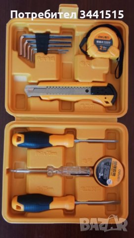Комплект 11 инструмента Deli EDL1011J , снимка 3 - Куфари с инструменти - 43743048
