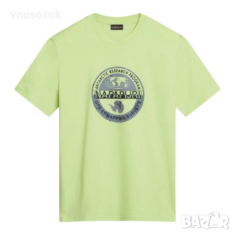 Мъжка тениска Napapijri -размер М, снимка 3 - Тениски - 53468539