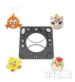 различни животни лице пиле риба еднорог форма резец резци сладки фондан декор, снимка 2 - Форми - 40693051