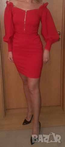 Официална  рокля с еластичност модел  Fervente Istanbul , снимка 5 - Рокли - 32722556