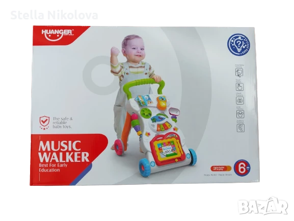 	Бебеша музикална играчка за прохождане тип Walker