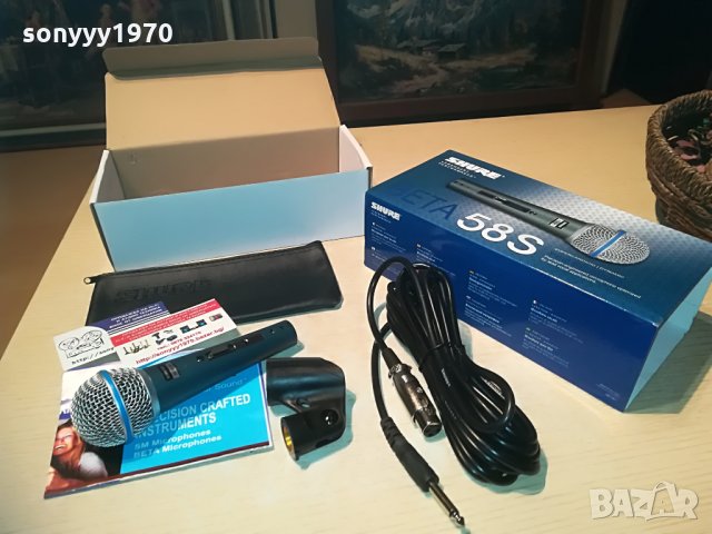 shure beta sm58s-КОМПЛЕКТ-внос швеицария, снимка 3 - Микрофони - 28381568