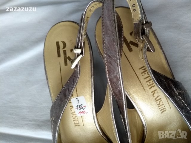 PETER KAISER ЕСТЕСТВЕНА КОЖА дамски елегантни обувки, снимка 4 - Дамски елегантни обувки - 32792992