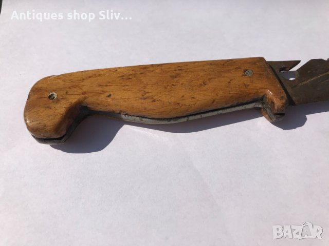 Стар нож ръчна изработка. № 0395, снимка 3 - Антикварни и старинни предмети - 33581998