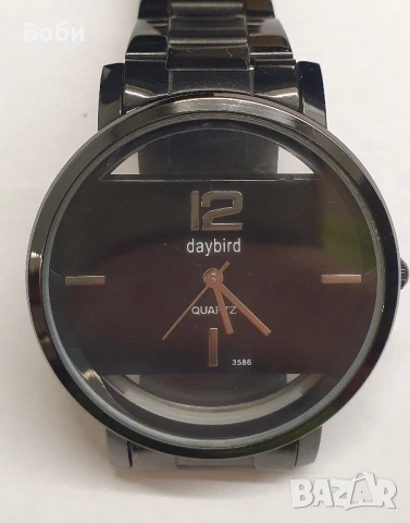 Часовник DayBird 3586 стъклено-метален, електронен