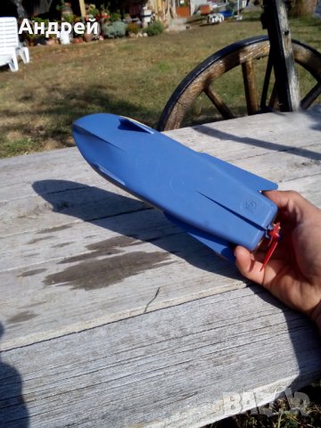 Стара играчка лодка,катер #2, снимка 5 - Антикварни и старинни предмети - 27238507