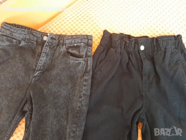 2  чифта дънки Н&М 146/152, снимка 3 - Детски панталони и дънки - 38456446