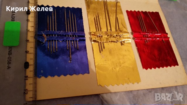 СТАРА КАРТИЧКА с ИСТИНСКИ ИГЛИ за ШИЕНЕ ВЪТРЕ - РУМЪНИЯ МНОГО ИНТЕРЕСНА 7433, снимка 4 - Филателия - 38571249