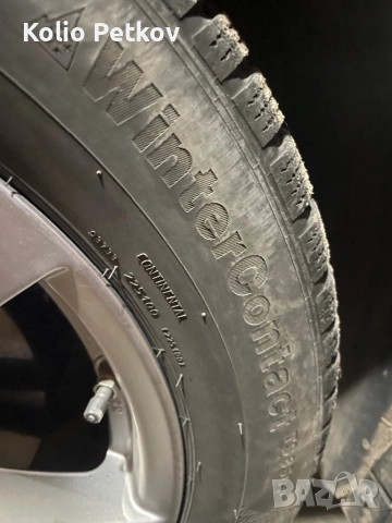 Оригинални джанти 17” Hyundai + зимни гуми Continental + TPMS, снимка 5 - Гуми и джанти - 52820725