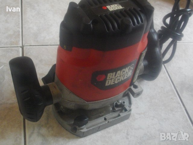 Оберфреза-1050 Вата-Top Craft-Холандия/1100 Вата-Black Decker-Англия, снимка 7 - Други инструменти - 37549290