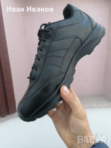 стилни туристически , градски кожени обувки Lowa Abaco Lo  номер 48 1/2 , снимка 6 - Други - 38628146