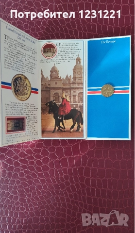 Колекционерска монета 1 паунд 1983, снимка 4 - Нумизматика и бонистика - 52816831