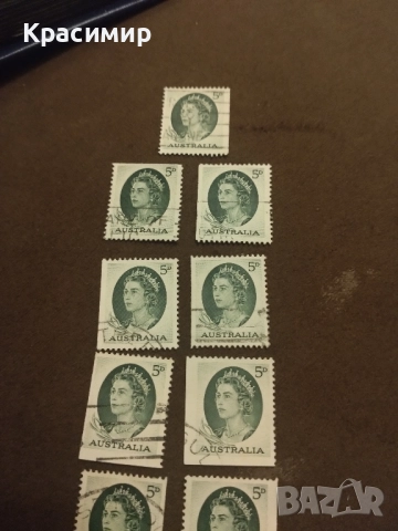 Австралия -Елизабет 1963 г Без Перфорация., снимка 8 - Филателия - 52369877