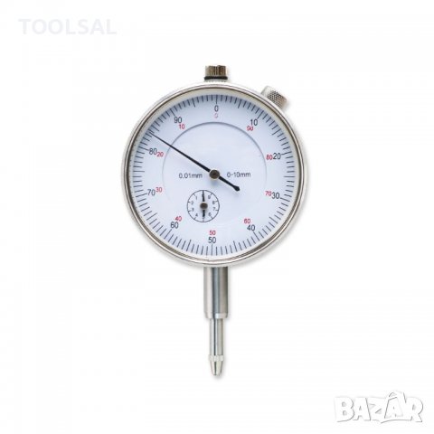 Индикаторен часовник 0-10 мм 0,01 мм, снимка 2 - Други инструменти - 37099810
