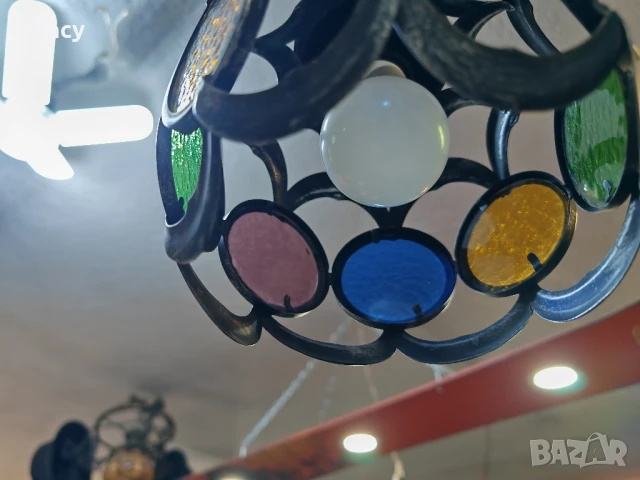 Винтидж чугунена лампа , снимка 8 - Антикварни и старинни предмети - 51186310