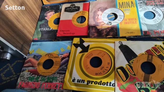 50бр малки грамофонни плочи, снимка 2 - Грамофонни плочи - 49854659