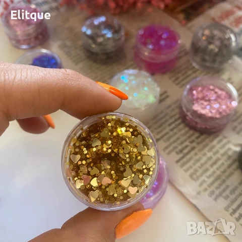 ✨ Цветен блясък за лице и коса MISS ROSE, снимка 4 - Козметика за лице - 53577610