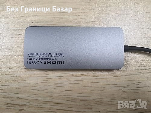Нов Универсален USB C хъб с HDMI, DisplayPort, VGA и бързо зареждане, снимка 8 - Друга електроника - 51619521