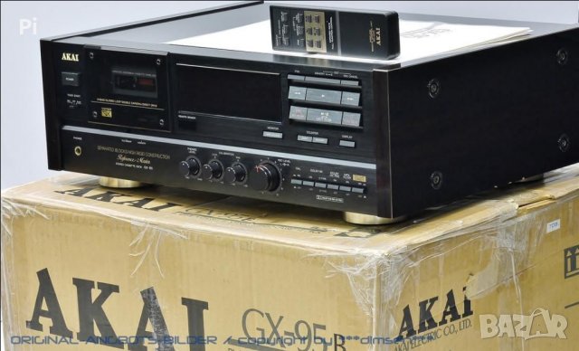 Касетъчен дек Akai GX-95+ Дистанционно + Книжка + Кашон, снимка 1 - Декове - 27994301