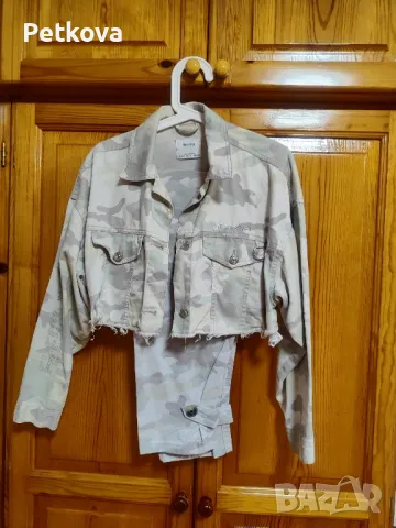 Дънков костюм на Bershka