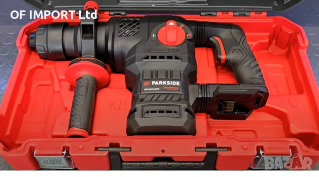 Акумулаторен Комбиниран Безчетков Перфоратор PARKSIDE Performance 20V Li-Ion PKHAP 2058 A1 5.8J, снимка 2 - Бормашини - 52048194