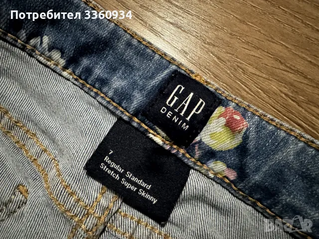 Детски дънки GAP, снимка 3 - Детски панталони и дънки - 47696232