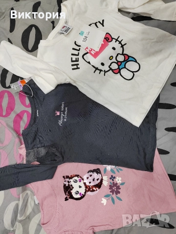 нови блузки Клинчета за момиче 104 Размер , снимка 3 - Детски Блузи и туники - 52552556