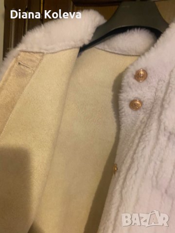 Дамско палто късо- бяло, снимка 4 - Палта, манта - 43395957