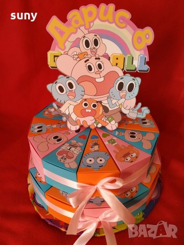 Картонена торта Гъмбол, снимка 3 - Други - 27522056