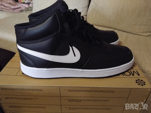 Nike Court Vision Mid NN 44 номер, снимка 3 - Маратонки - 53441792