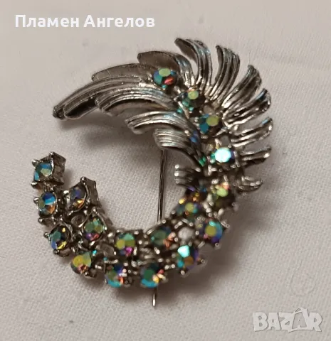 Стара дамска брошка , снимка 5 - Антикварни и старинни предмети - 49712949