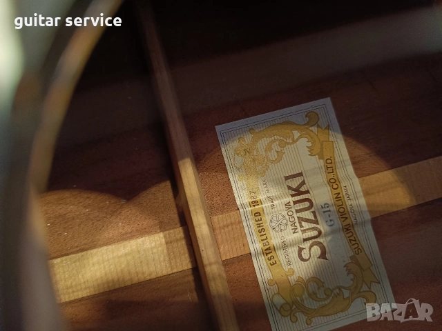 SUZUKI. Nagoya Japan класическа китара, снимка 3 - Китари - 53348189