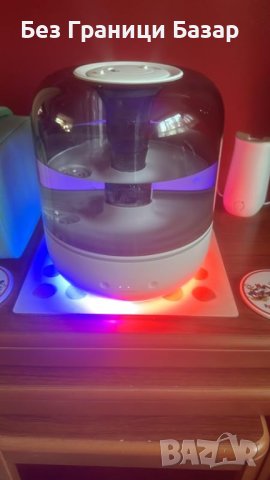 Нов Овлажнител за Голямо Помещение с Динамично осветление 5.5Л, снимка 7 - Други стоки за дома - 43070744