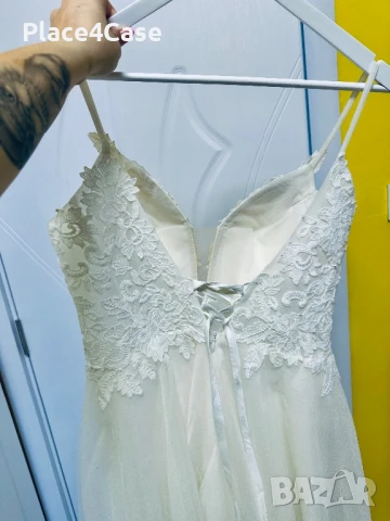 Страхотна сватбена рокля, снимка 5 - Рокли - 50508213