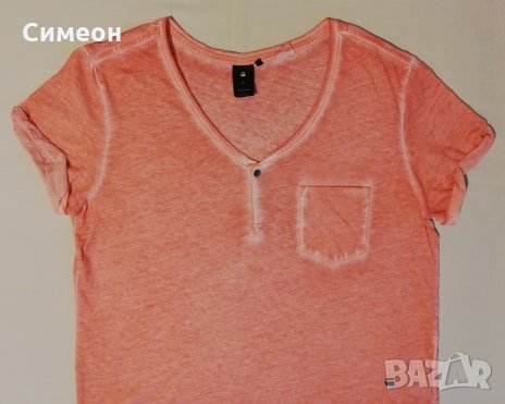 G-STAR RAW оригинална тениска M фланелка GRANDDAD PKT T WMN, снимка 2 - Тениски - 29017663