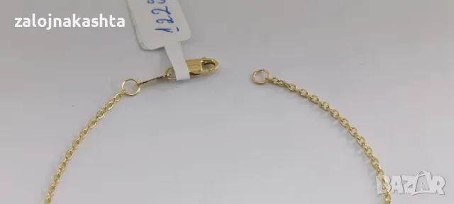 Нова-Златна гривна-1,55гр/14кр, снимка 7 - Гривни - 48892751