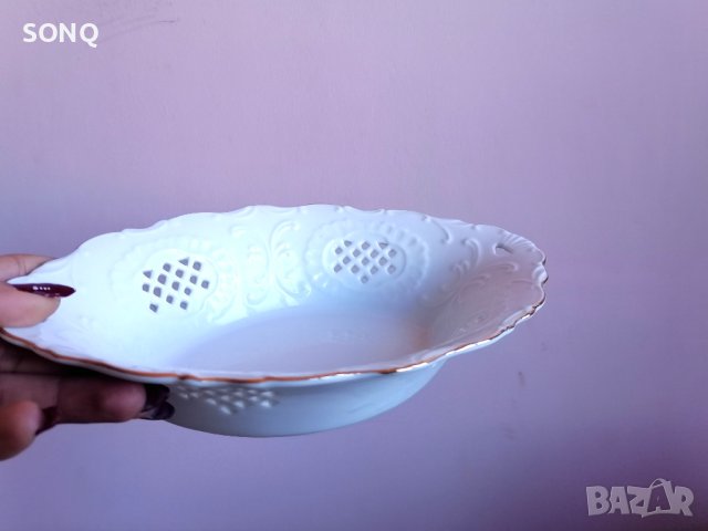 Колекционерски Порцеланов Съд-Adamo Gold Collection , снимка 6 - Антикварни и старинни предмети - 43510747