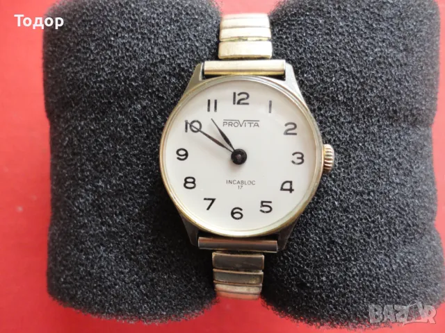 Дамски часовник Provita Inkabloc 17 Jewels, снимка 2 - Дамски - 47407378