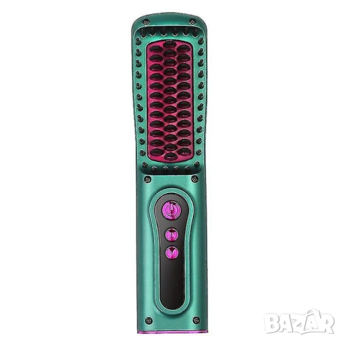 Безжична преносима преса - гребен за изправяне и оформяне на коса, снимка 10 - Преси за коса - 52006387