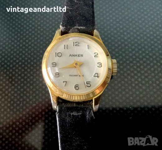 Колекционерски часовник Анкер, Anker, позлата,отличен