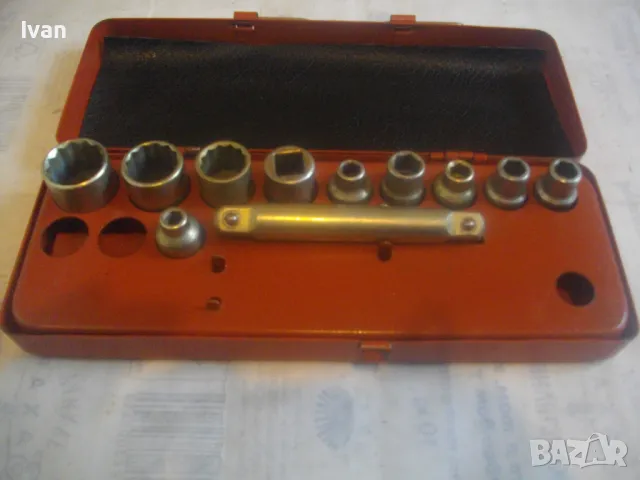 7-24мм РУСКА ГЕДОРИЯ ГИДОРИЯ ГЕДОРЕ НАБОР ТОРЦОВЬЙ КЛЮЧЕЙ В МЕТАЛНА КУТИЯ МАЛКА КОМПАКТНА 2,0кг, снимка 10 - Други инструменти - 50180925