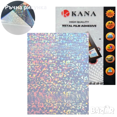 Трансферна ,принтерна стикерна ,полупрозрачна  pvc медия за принтери, снимка 5 - Декорация за дома - 48621241