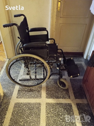 Сгъваема инвалидна количка, снимка 8 - Инвалидни колички - 53322981