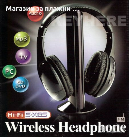 Многофункционални безжични слушалки - 5 в 1 код 0056, снимка 1 - Bluetooth слушалки - 28460144