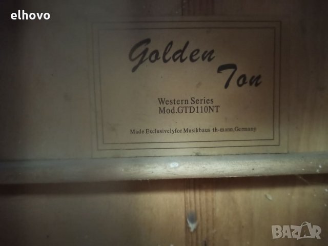 Китара Golden Ton GTD 110NT, снимка 9 - Китари - 32543664