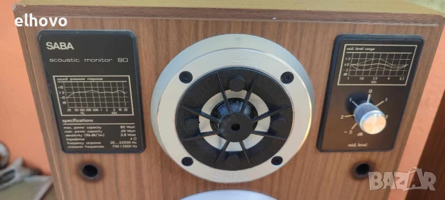 Тонколони SABA acoustic monitor 80, снимка 3 - Тонколони - 50570794