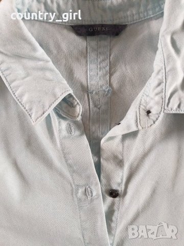 Guess Jeans Koszula Exposed Shoulder - страхотна дамска туника, снимка 5 - Туники - 28990615