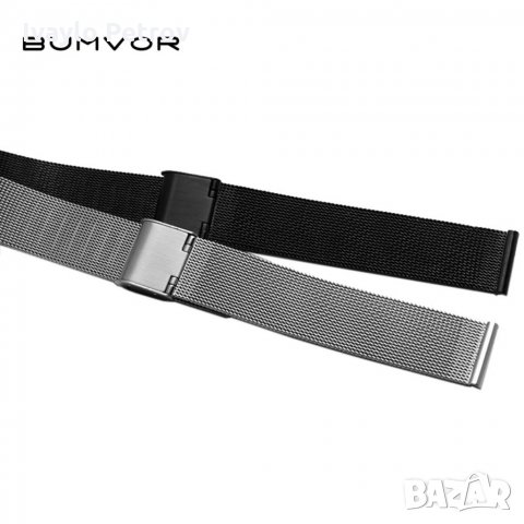 Метална верижка / каишка, стил Milanese - 20 / 22 мм. /HUAWEI GT, GT 2,PRO,WATCH 3 / GALAXY 1,2,3,4, снимка 4 - Каишки за часовници - 32452344